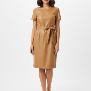 Calvin Klein Tan Midi Dress